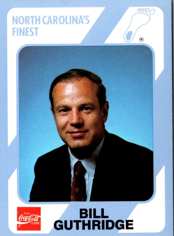 1989 Collegiate Collection North Carolina's Finest Bill Guthridge #101