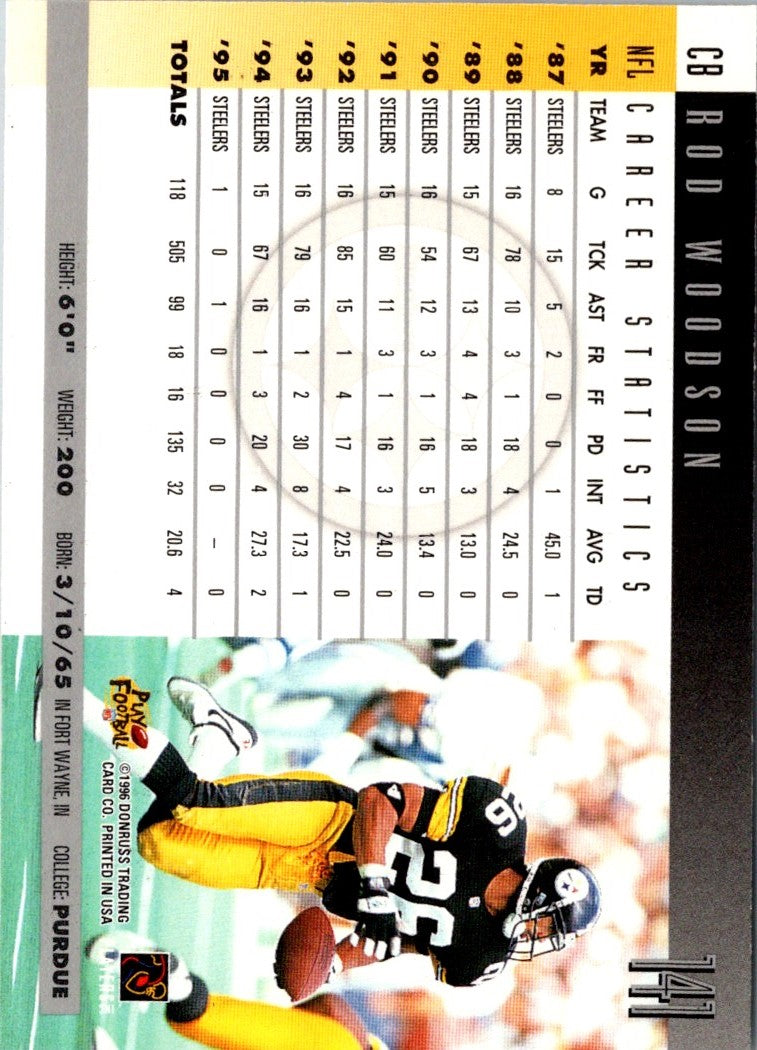 1996 Donruss Rod Woodson