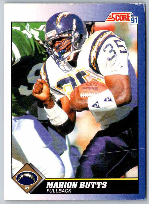 1991 Score Marion Butts #13