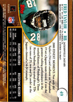 2001 Finest Fred Taylor #49
