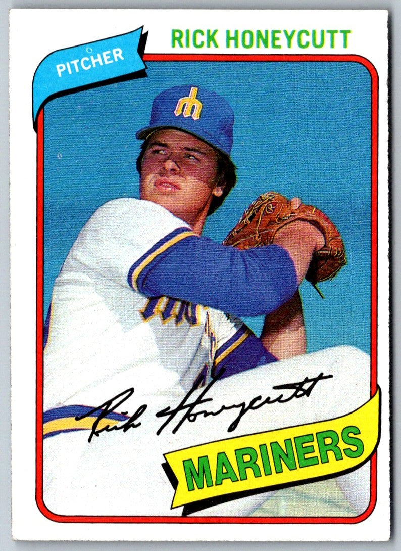 1980 Topps Rick Honeycutt