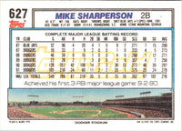 1992 Topps Mike Sharperson #627