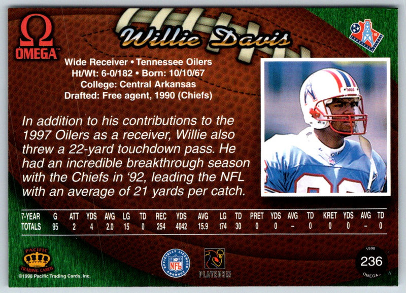 1997 Pacific Willie Davis