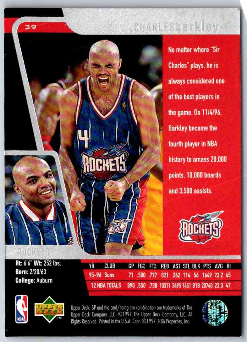 1998 Upper Deck Charles Barkley