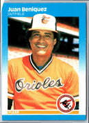 1987 Fleer Juan Beniquez