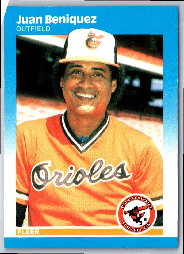 1987 Fleer Juan Beniquez #462