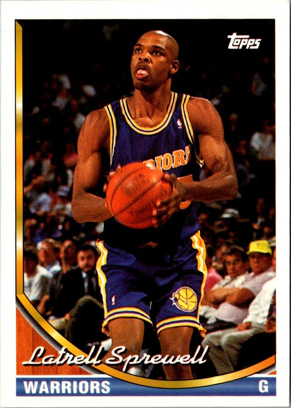 1993 Topps Latrell Sprewell #340
