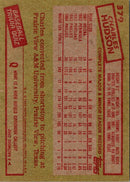 1985 Topps Charles Hudson