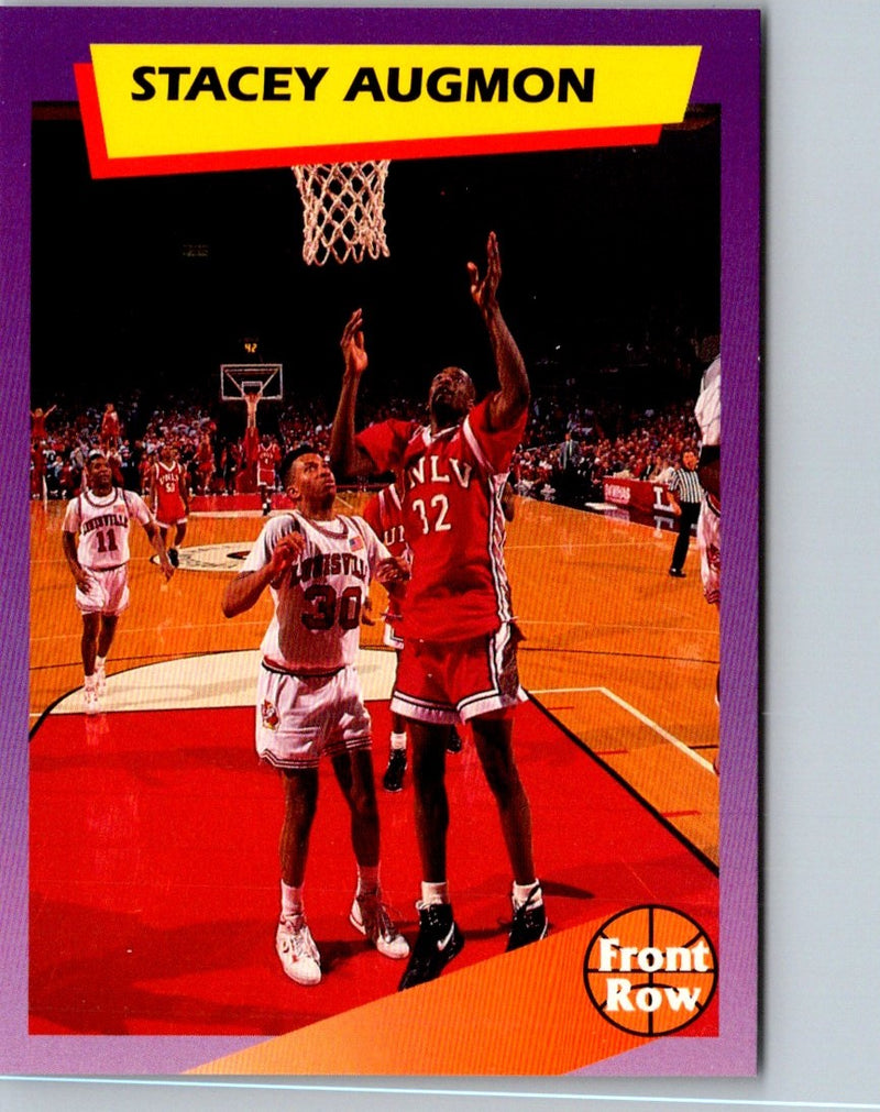 1992 Front Row Dream Picks Silver Stacey Augmon