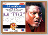 1991 Score Michael Carter #228