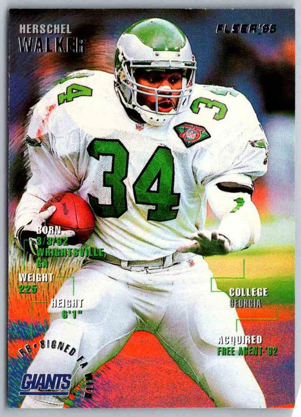 1995 Fleer Herschel Walker #309