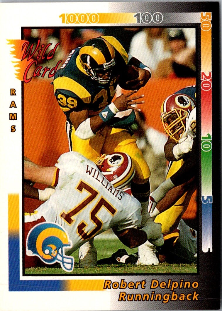 1992 Wild Card Robert Delpino