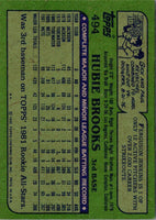 1982 Topps Hubie Brooks #494