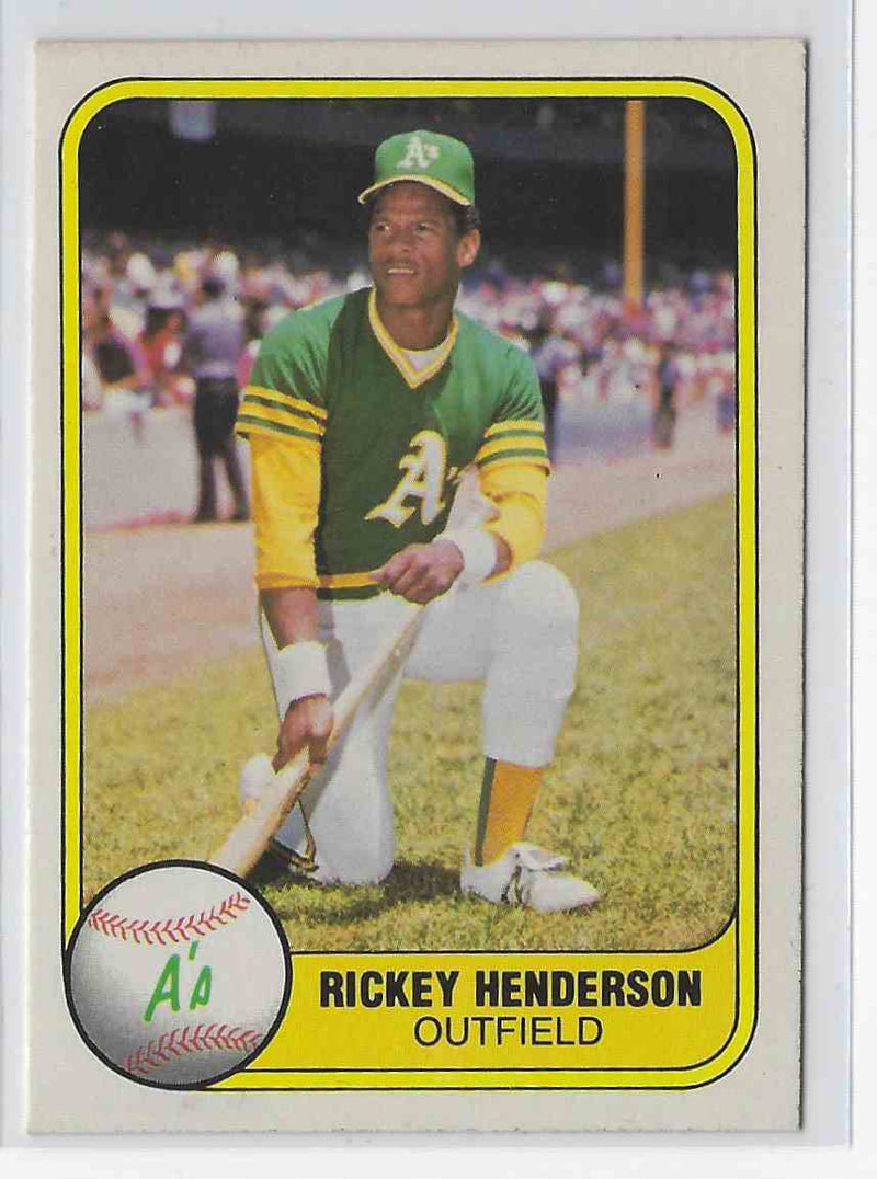 1981 Fleer Rickey Henderson