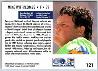 1991 Proset World League Mike Withycombe #121