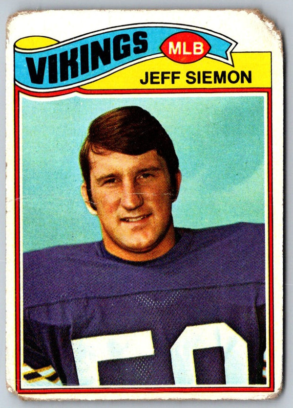 1977 Topps Jeff Siemon #465