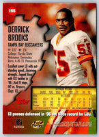 1997 Topps Stadium Club Football Derrick Brooks #155