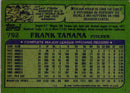 1982 Topps Frank Tanana