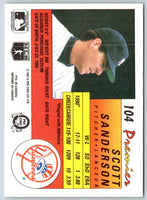 1991 O-Pee-Chee Premier Scott Sanderson #104