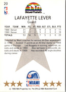 1990 Hoops Lafayette Lever