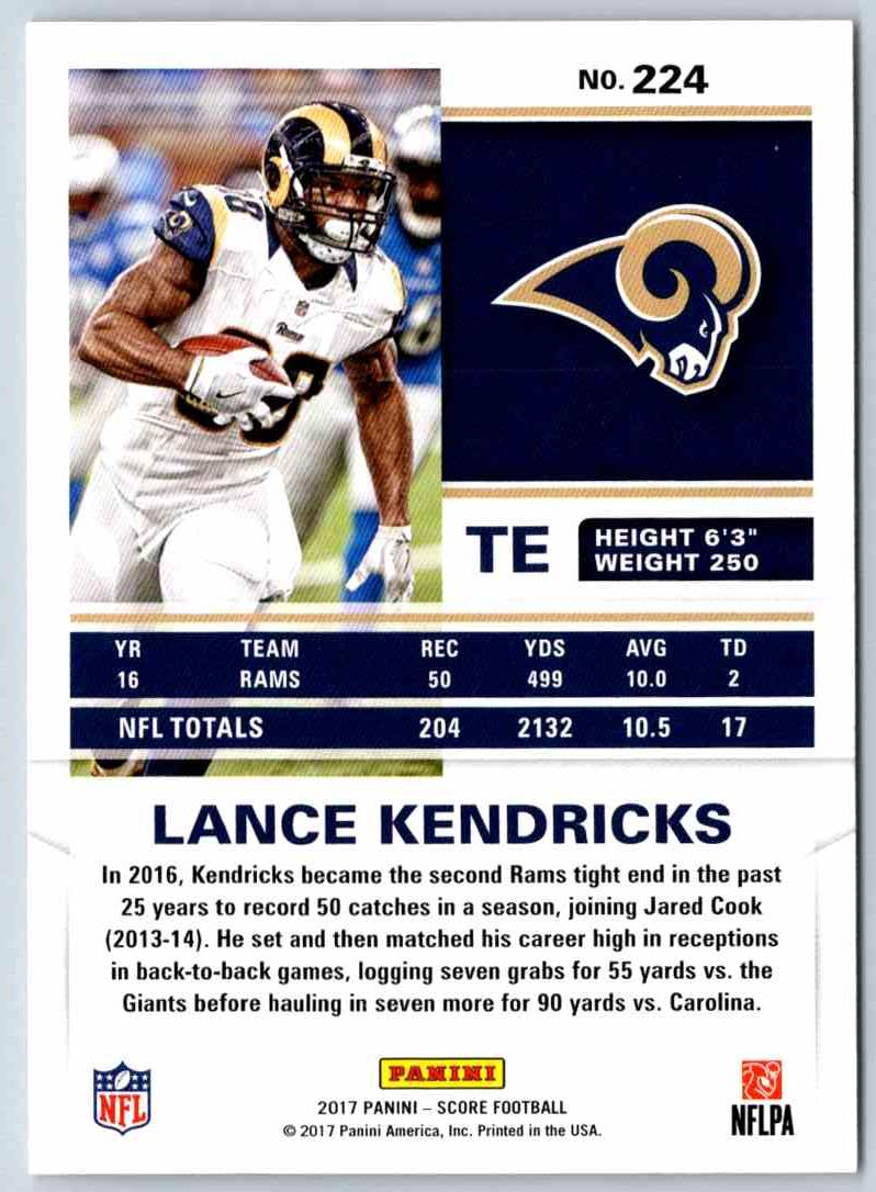 2017 Score Lance Kendricks