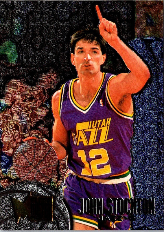 1995 Fleer John Stockton #12