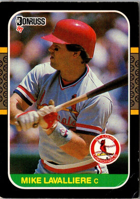 1987 Donruss Mike LaValliere #331 Rookie