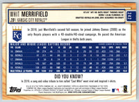 2019 Topps Big League Whit Merrifield #242