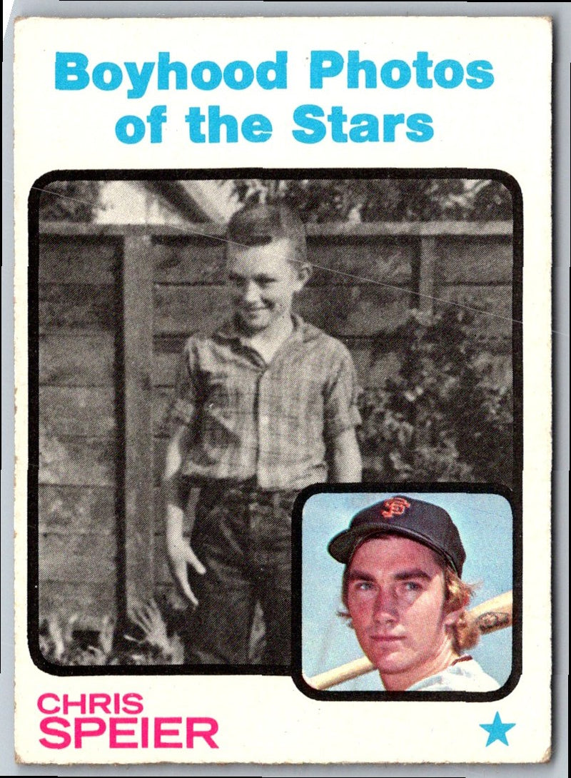 1973 Topps Chris Speier