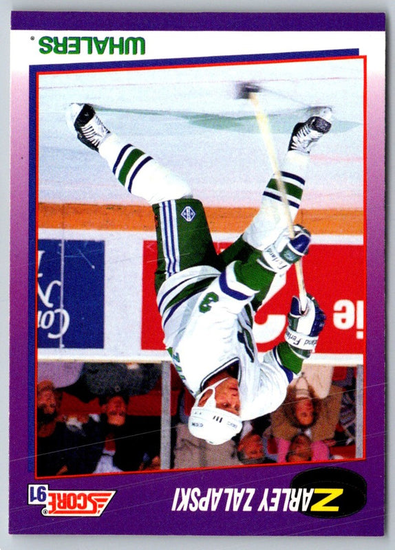 1991 Score American Zarley Zalapski #111