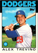 1986 Topps Traded Alex Trevino