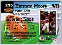 1992 Topps Stadium Club Football Herman Moore #235