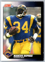 1991 Score Marcus Dupree #457
