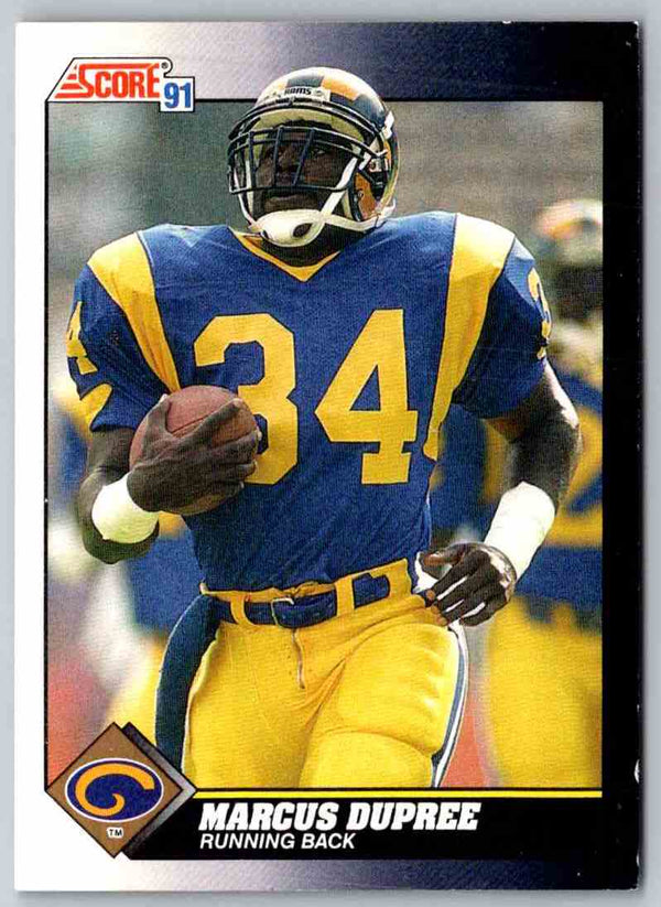 1991 Score Marcus Dupree #457