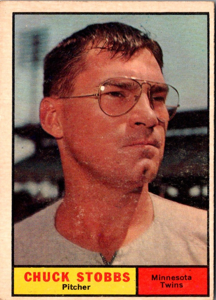 1961 Topps Chuck Stobbs