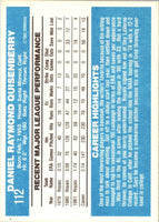 1982 Donruss Dan Quisenberry #112