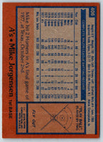 1978 Topps Mike Jorgensen #406
