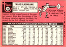 1969 Topps Wade Blasingame