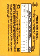 1987 Leaf Pat Dodson