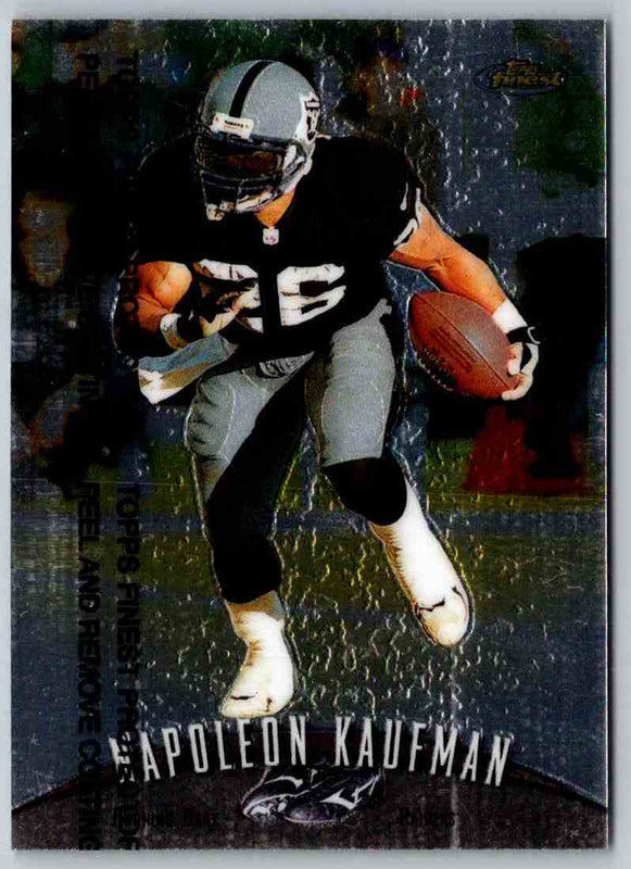 1998 Topps Finest Football Napoleon Kaufman #198