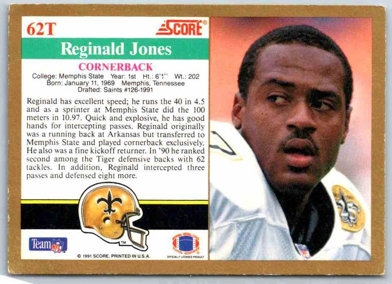 1991 Score Reginald Jones