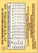 1985 Donruss Roy Smalley