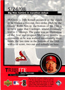 1999 Upper Deck Mark McGwire Tribute Mark McGwire