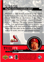 1999 Upper Deck Mark McGwire Tribute Mark McGwire #7