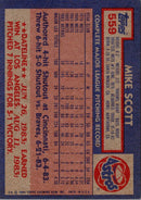 1984 Topps Mike Scott