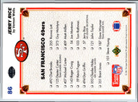 1992 Upper Deck Jerry Rice #616