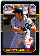 1986 Donruss Wayne Tolleson