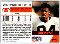 1989 Pro Set Webster Slaughter #84