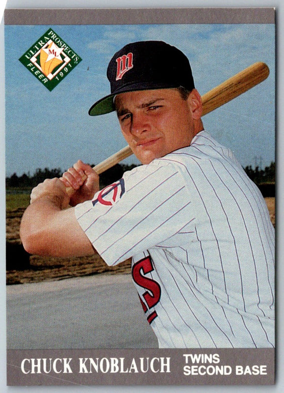 1991 Ultra Chuck Knoblauch #382 Rookie