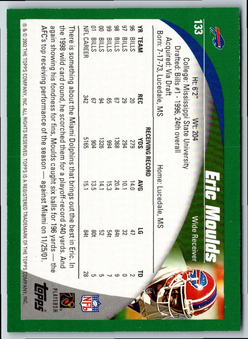 2002 Topps Eric Moulds